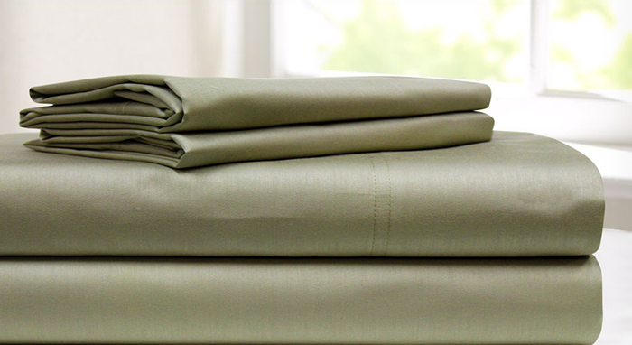 600 THREAD COUNT EGYPTIAN COTTON SHEET SET sage